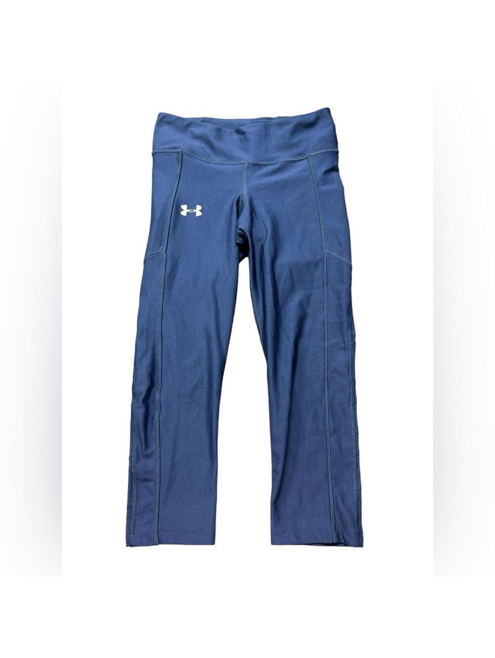 UNDER ARMOUR womens HEATGEAR size small compression workout capris pants